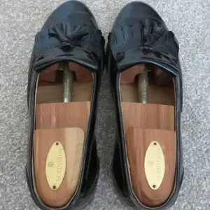 EUC Nordstrom Men\'s Black Leather Tassel Loafers w/ Dust Bags - 8M - Italy Nordstrom | Shoes | Euc Nordstrom Mens Black Leather Tassel  main image 2